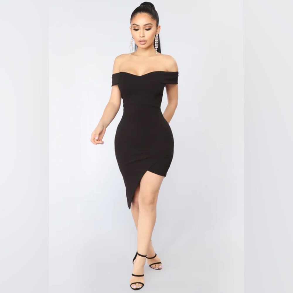 FASHIONNOVA Off Shoulder Mini Dress